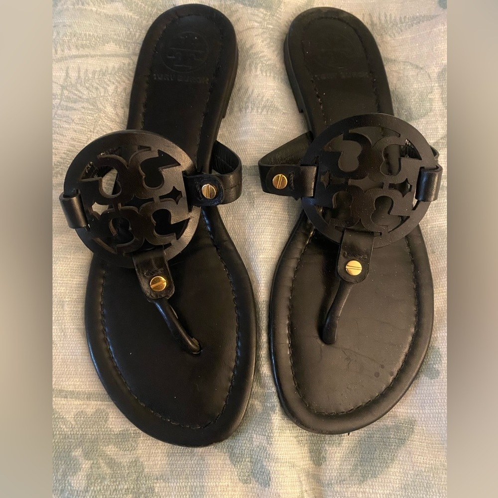 Tory Burch black sandals size 8